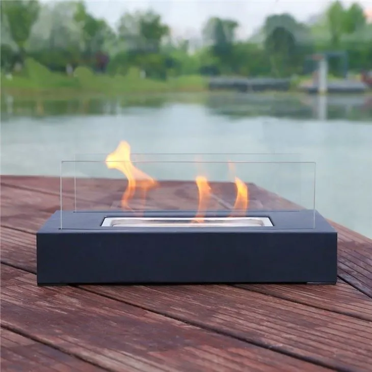 Rectangle Rubbing Alcohol Ethanol Tabletop Fireplace Factory