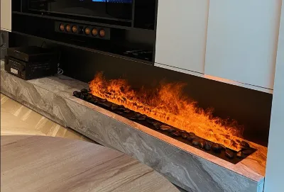 3D Water Fireplace